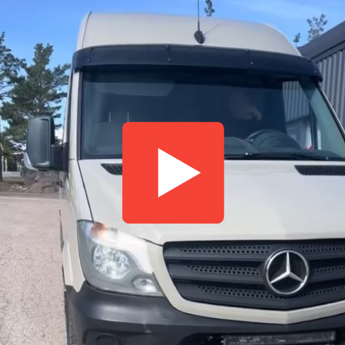 @matkailumersu matkailuauto jossa Uniquu patjat