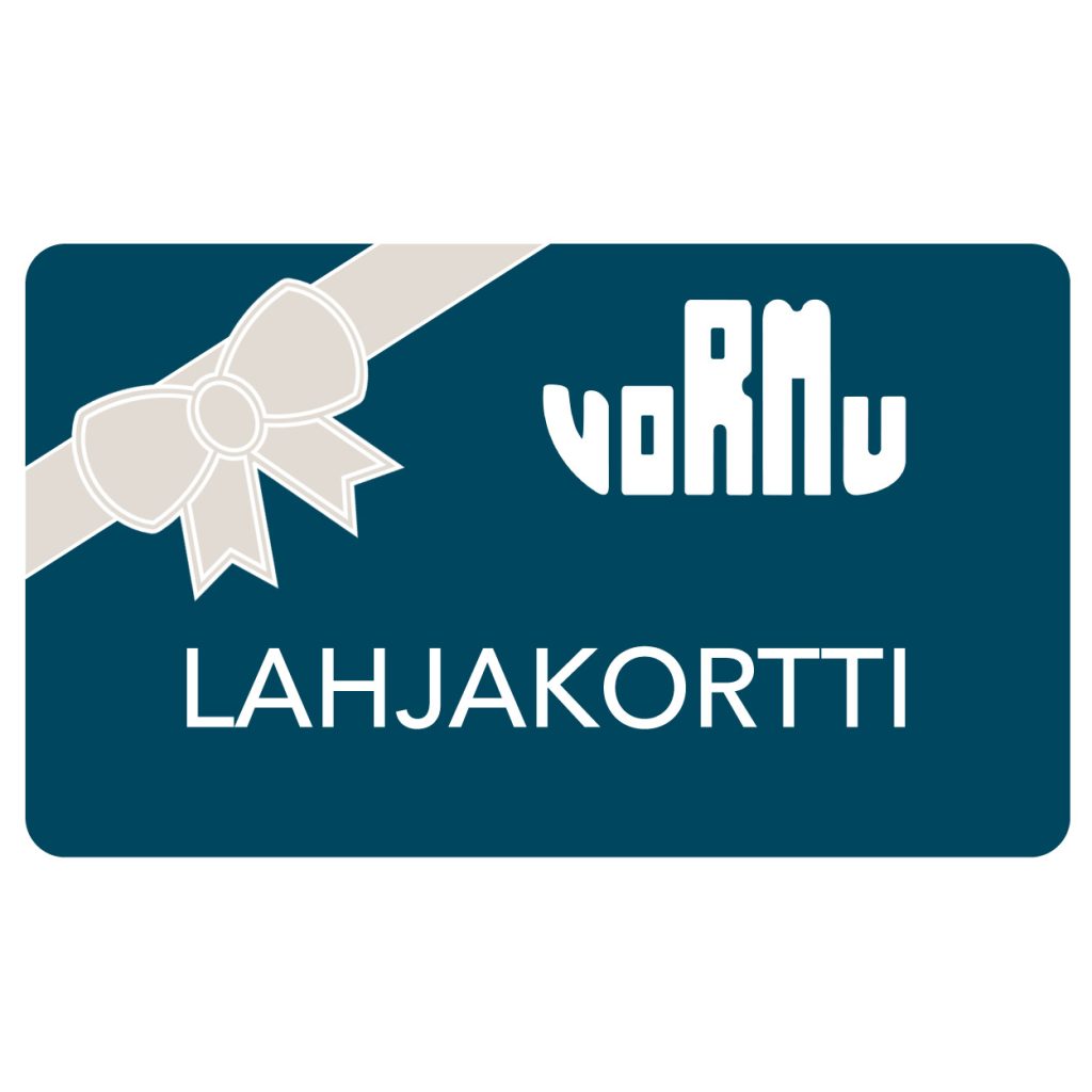 Vormu verkkokaupan lahjakortti kuvituskuva.