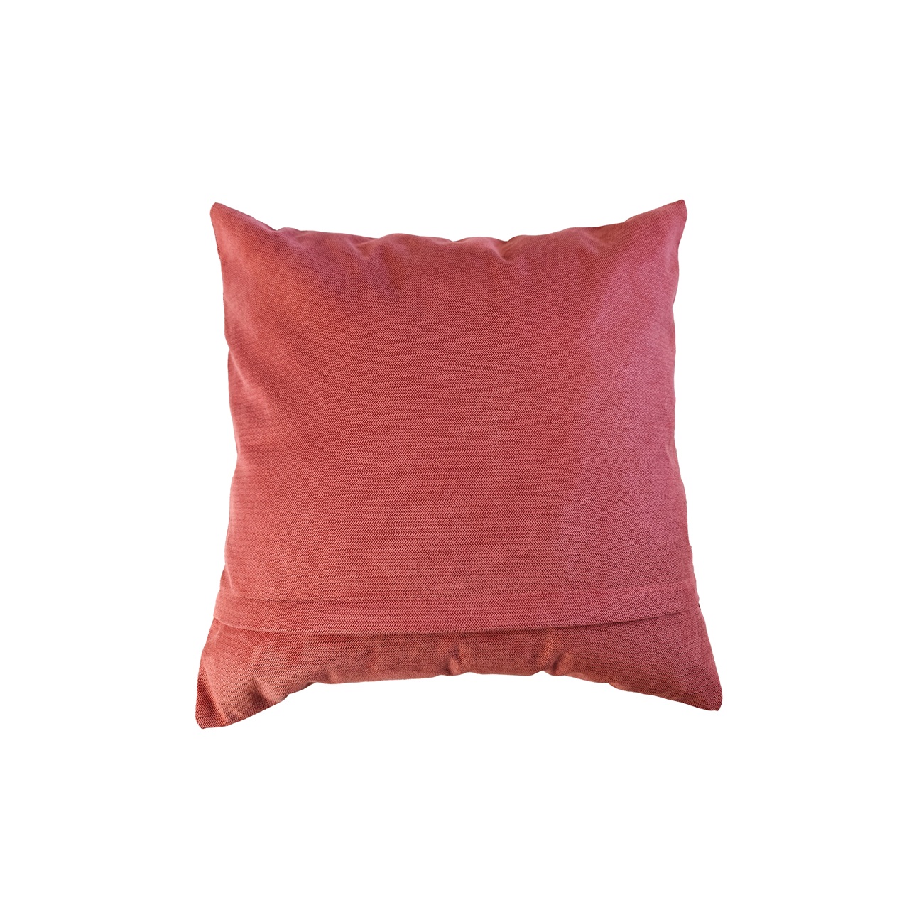 Kaarina koristetyynynpäällinen takaa, vetoketju.
