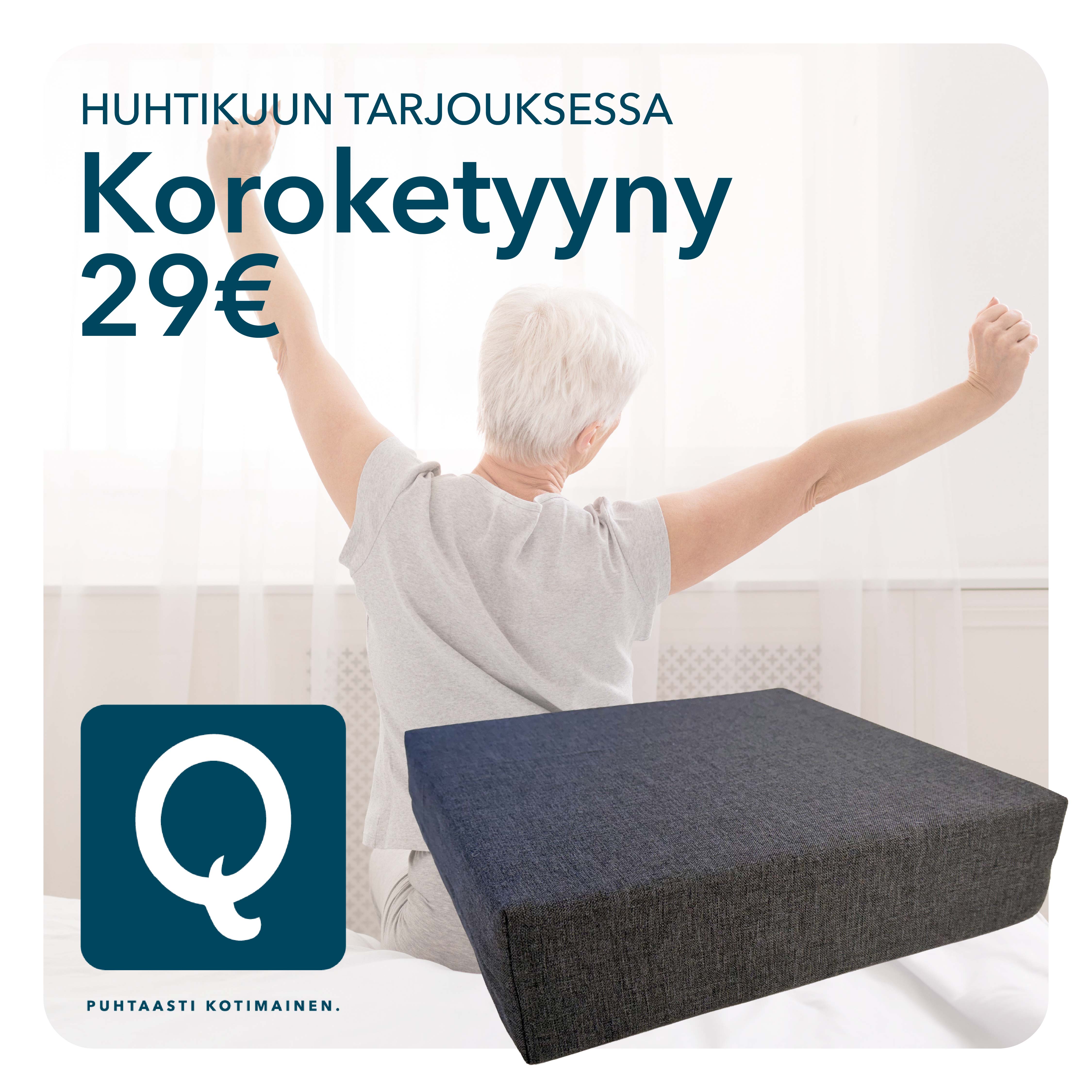 Koroketyyny huhtikuun tarjouksessa.